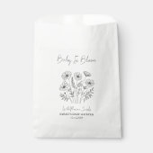 Baby in Bloom l Wildflower Seeds Baby shower Bedankzakje (Voorkant)