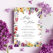 Baby In Bloom Lente Tuin Bloem Baby Shower