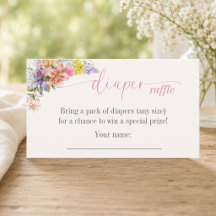 Baby in Bloom Luiers Raffle Bijlagekaart