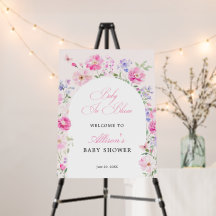Baby In Bloom Pastel Bloemige Baby Shower Welkom