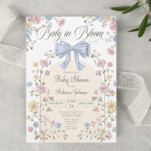 Baby In Bloom Pastel Wilde Bloemen Baby Borrel