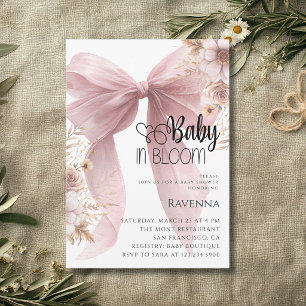 Baby in Bloom Preppy Strikers Pioenrozen Baby Show Kaart