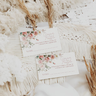 Baby in Bloom Roze Rozen Bloemen Meisje Baby showe Informatiekaartje