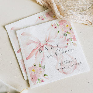 Baby in Bloom Roze Strik Servet