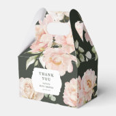 Baby in Bloom Roze Waterverf Bloemen Baby shower Bedankdoosjes (Achterkant)