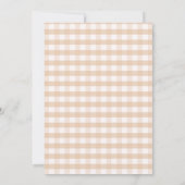 Baby in Bloom Rustic Bee Daisy Invitation (Dos)