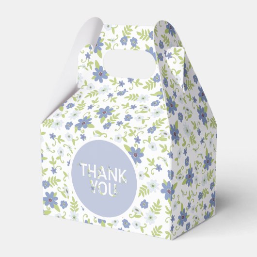 Baby in Bloom Shower Bedankdoosjes (Achterkant)