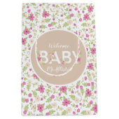 Baby in Bloom Shower Medium Cadeauzakje (Voorkant)