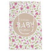 Baby in Bloom Shower Medium Cadeauzakje (Achterkant)