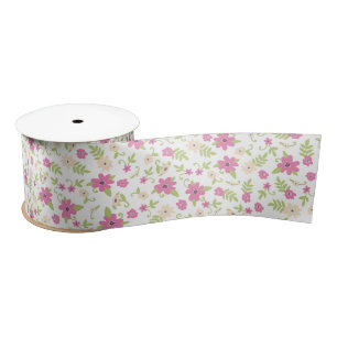 Baby in Bloom Shower Pink  Flowers Girl Lint
