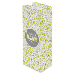 Baby in Bloom Shower Wijn Cadeautas