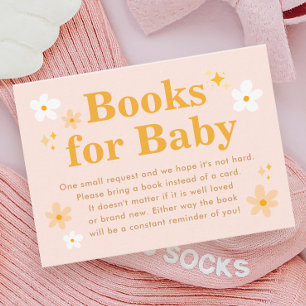 Baby in Bloom Spring Baby shower Boek Aanvraag Informatiekaartje