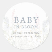 Baby in Bloom Spring Wildflower Stickers (Voorkant)