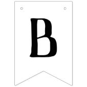 Baby in Bloom Succulent Bunting banner (Tweede vlag)