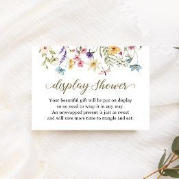 Baby in Bloom Uitgepakte Cadeautjes voor Babyborre Kaart