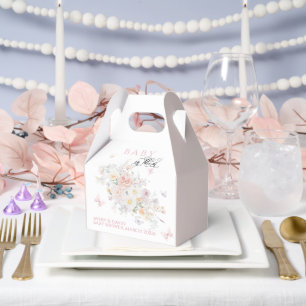 Baby in Bloom Wild Flower Butterfly Baby shower Bedankdoosjes