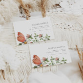 Baby in Bloom Wildflower Baby shower Diaper Raffle Informatiekaartje