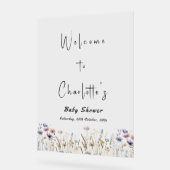 Baby In Bloom Wildflower Baby Shower Welcome (Angle)