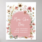 Baby in Bloom Wildflower Moeder Osa Bar Poster (Voorkant)
