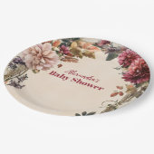 Baby in Bloom Wildflower Papieren Bordje (Gekanteld)