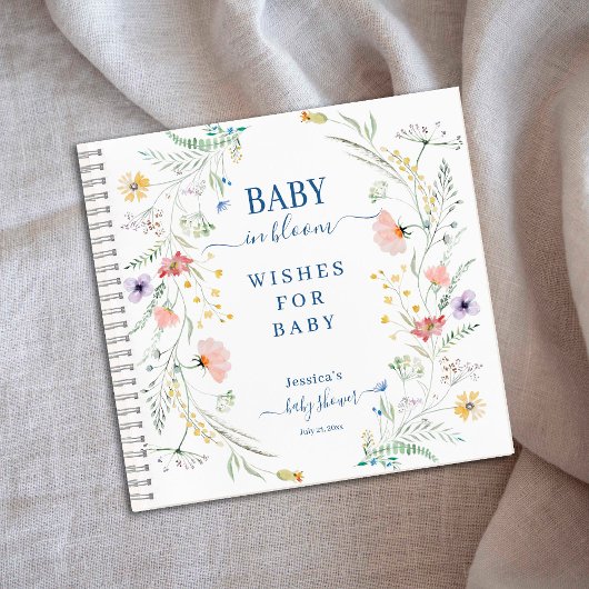 Baby in Bloom Wives for Baby Spiral Carnet