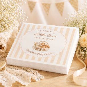 Baby in de Oven Bakkerij Brood Baby Shower Servet