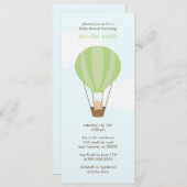 Baby in een ballon kaart (Voorkant / Achterkant)