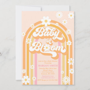 Baby in het Baby shower van de Regenboog van Bloom Kaart