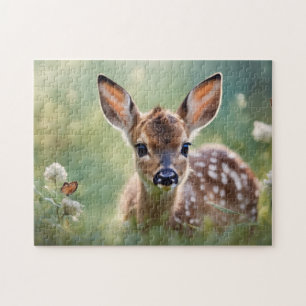 baby in het wild legpuzzel