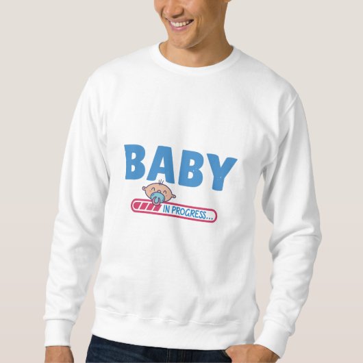 Baby in progress trui (Voorkant)