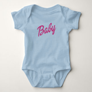 Baby in roze romper