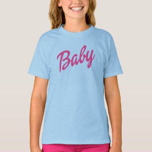 Baby in roze t-shirt
