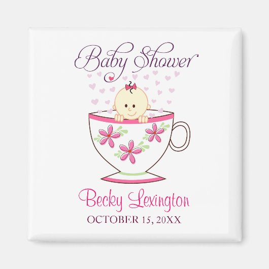 Baby in Tea Cup, Magneetgunsten Magneet (Voorkant)