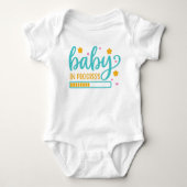 Baby in uitvoering Zwangerschap Aankondiging Romper (Voorkant)