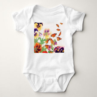 BABY INSTANTIE VOOR MEISPANSIES EN BUTTERFLIES ROMPER