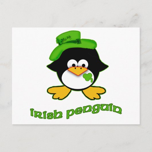 Baby Irish Penguin Briefkaart (Voorkant)