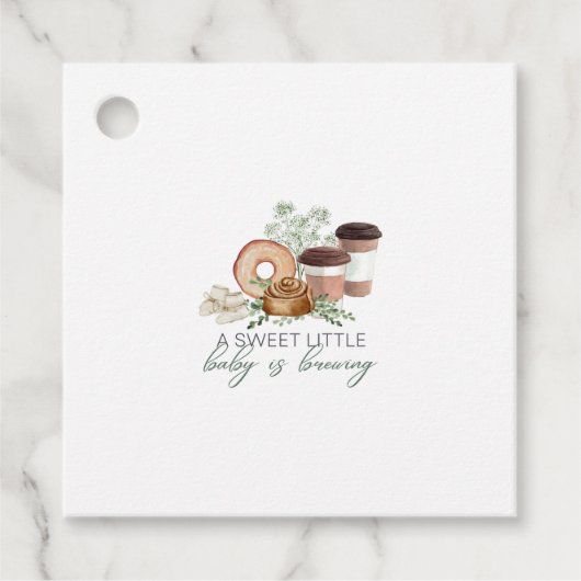 Baby is aan het brouwen bedankjes labels (Voorkant)