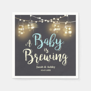 Baby is Baby showers paren van Napkins Boy Servet