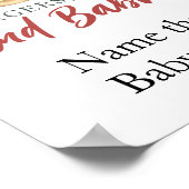 Baby is bier brouwen Naam dat baby eten Poster (Hoek)