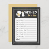 "Baby is Brewing" Advieskaart (Voorkant / Achterkant)