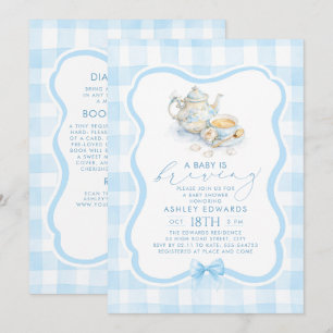Baby is Brewing Baby Shower Thee Feestje Alles in Kaart