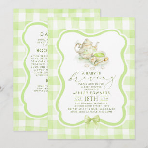 Baby is Brewing Baby Shower Thee Feestje Alles in Kaart