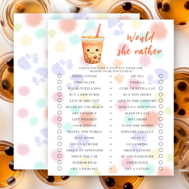 Baby is brewing bubble tea Would she rather (Creator heeft geüpload)
