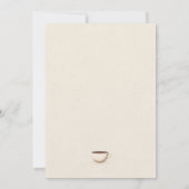 Baby is Brewing Coffee Baby Shower Uitnodiging (Achterkant)