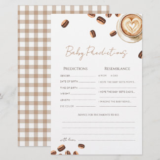 Baby is Brewing Coffee Bean Baby voorspellingen Ka