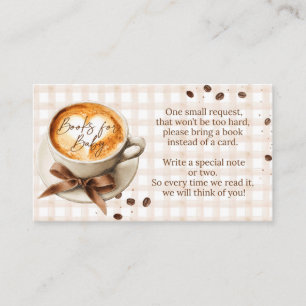 Baby is Brewing Coffee Bean Thema Baby Shower Informatiekaartje