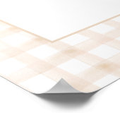 Baby is Brewing Coffee Bean Theme Baby Shower Poster (Hoek)