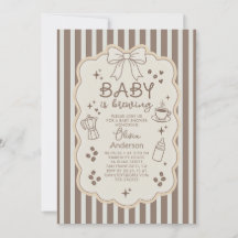 Baby is Brewing Espresso Koffiefeest Baby Shower