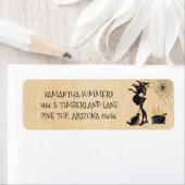 Baby is Brewing Halloween Witch Baby shower Etiket (Insitu)