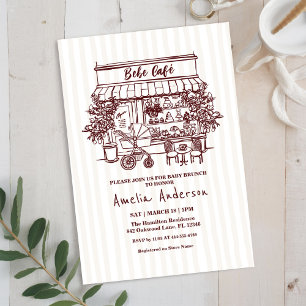 baby is brewing Home cafe thema BABY Shower Kaart